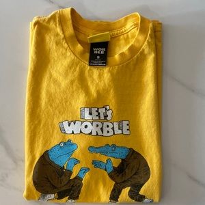 Worble TShirt Yellow | Size Small, Pit to Pit 18”